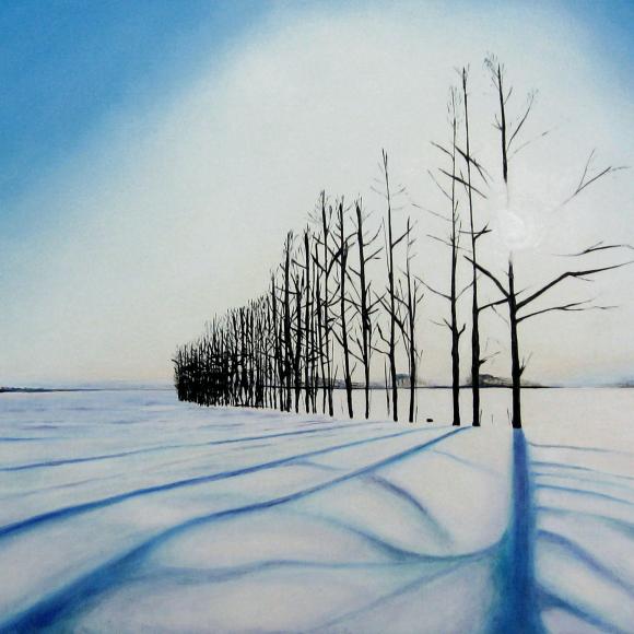 Snow trees II by Martin Davis