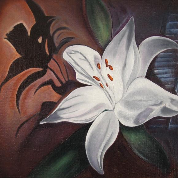 White lily by Martin Davis