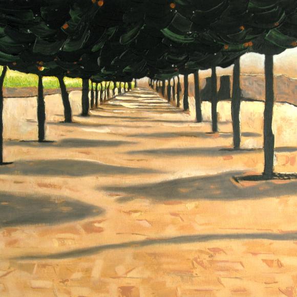 Under the orange grove by Martin Davis